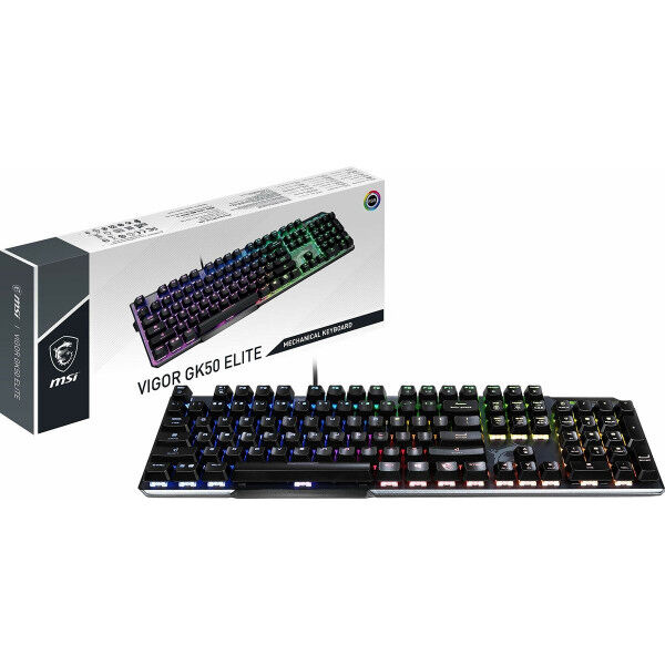 Clavier pour jeu MSI VIGOR GK50 ELITE Espagnol Qwerty