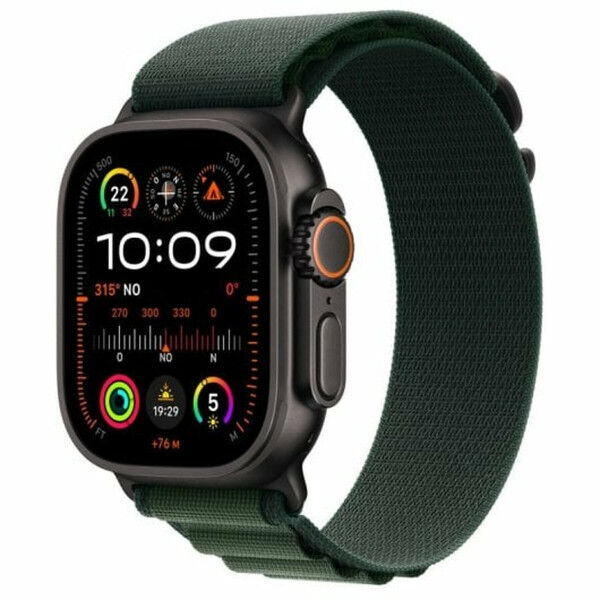 Montre intelligente Apple MX4T3TY/A Noir Vert 49 mm