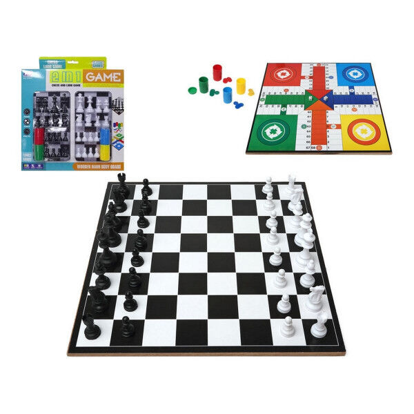 Parchís, Chess and Checkers Board 35 x 30 cm (35 x 30 cm)