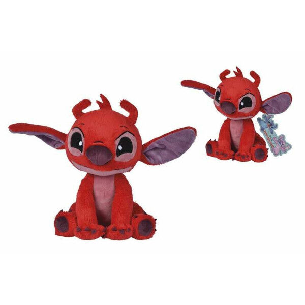 Fluffy toy Stitch Leroy 25 cm Red Multicolour