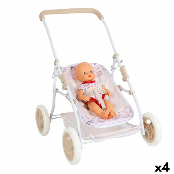 Chair for Dolls Colorbaby Safari 40 x 57 x 49 cm 4 Units Convertible