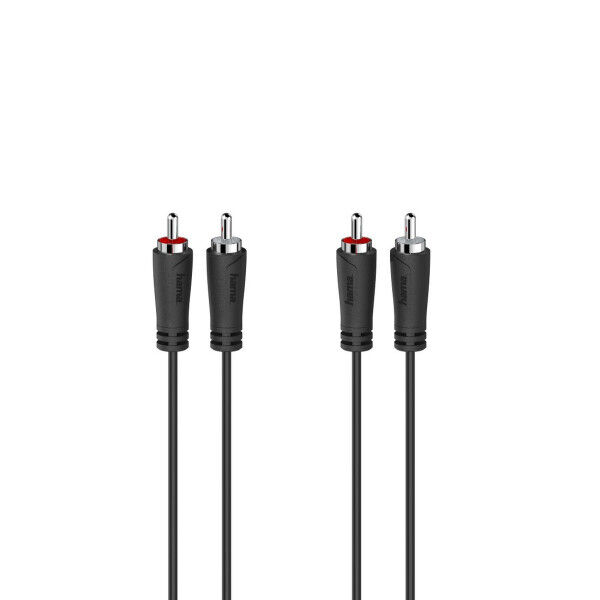 Kabel 2 x RCA Hama 00205258 3 m Czarny