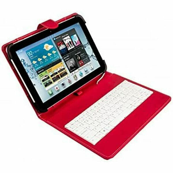 Torba na Tablet i Klawiaturę Silver Electronics 111916140199 Czerwony Qwerty Hiszpańska 9"-10.1"