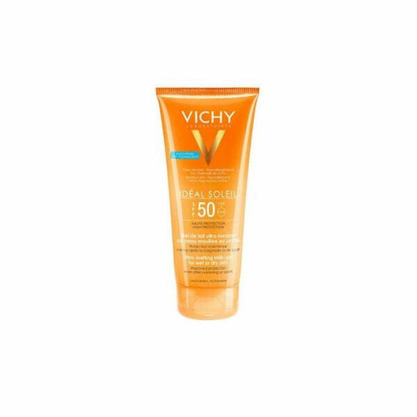 Sonnenschutzcreme für das Gesicht Capital Soleil Milk-Gel Vichy Spf 50 (200 ml)