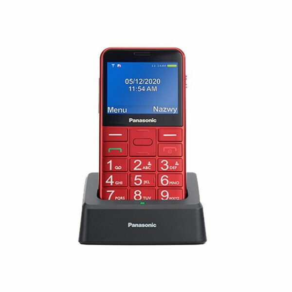 Mobilusis telefonas vyresnio amžiaus žmonėms Panasonic KX-TU155EXRN 2.4" Raudona