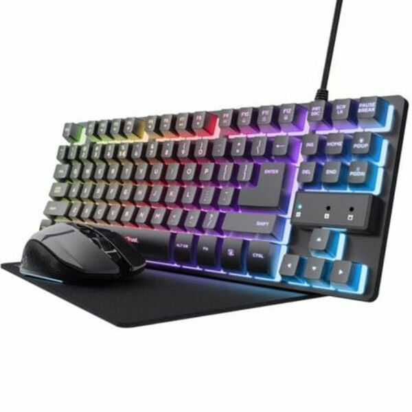 Clavier et Souris Gaming Trust 25227 Espagnol Qwerty