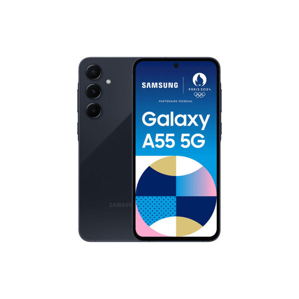 Išmanusis Telefonas Samsung A55 5G BLACK Juoda 8 GB RAM 256 GB