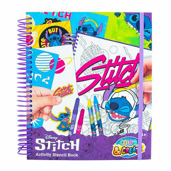 Libro infantil de actividades Stitch Dibujo