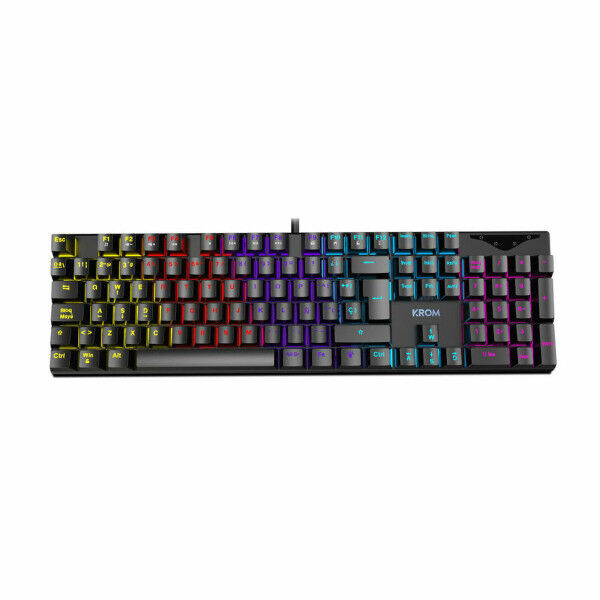 Teclado Gaming Krom Kasic Negro Qwerty US