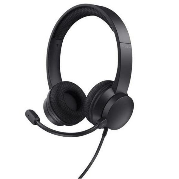 Auriculares con Micrófono Trust HS-260 Negro