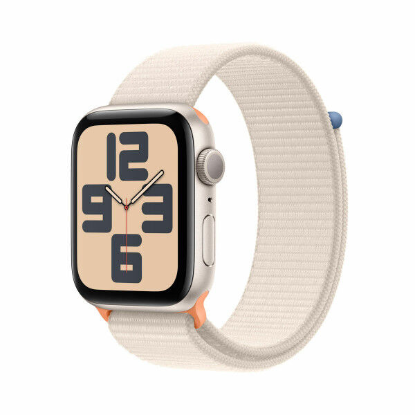 Montre intelligente Apple Watch SE Blanc Beige 44 mm