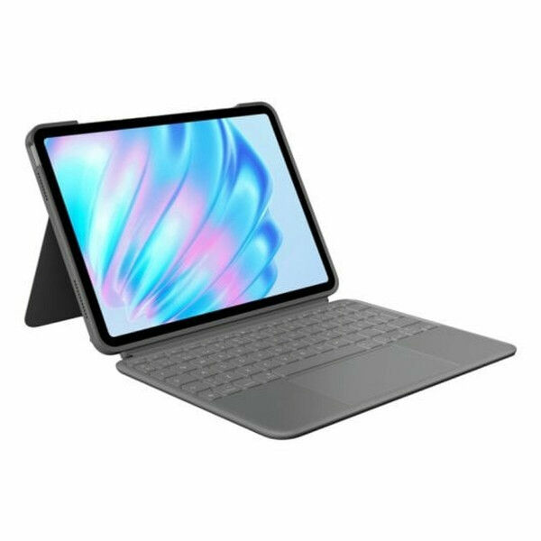 Planšetės dėklas Logitech iPad Air 2024 iPad Air 2022 Pilka Ispaniška Qwerty QWERTY