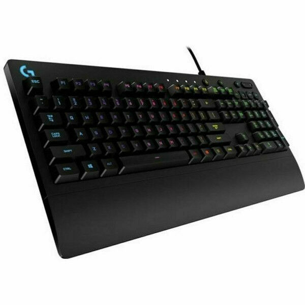 Klawiatura do Gier/ OR: Klawiatura Gamingowa Logitech Czarny AZERTY (Odnowione A)