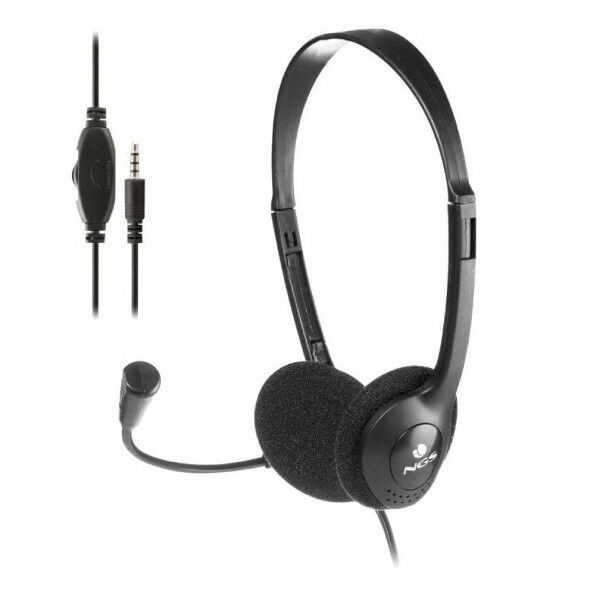 Headphones with Microphone NGS MS103MAX Black