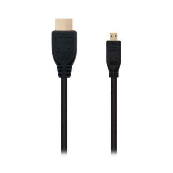 HDMI auf Mikro HDMI Verbindungskabel NANOCABLE 10.15.3501 Schwarz (0,8 m)