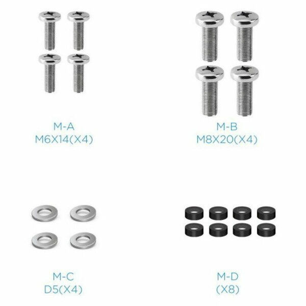 Adapteris TooQ VMA0200-B 23"-42"