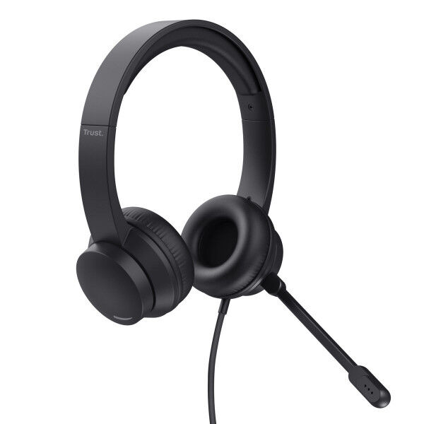 Auriculares Trust 25088 AYDA Negro