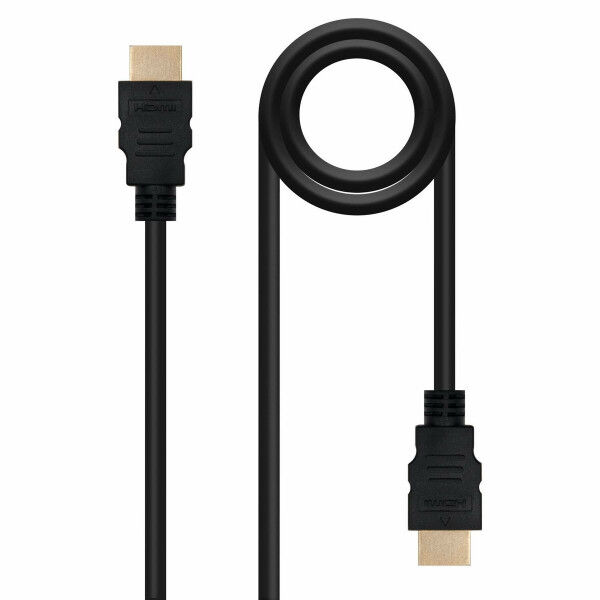 Cable HDMI con Ethernet NANOCABLE 10.15.3602 Negro 2 m