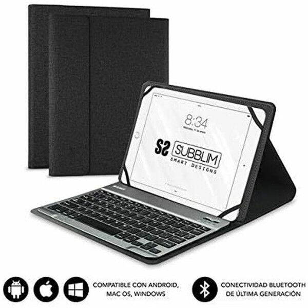 Torba na Tablet i Klawiaturę Subblim SUBKT2BT0001 Bluetooth Czarny 10,1"