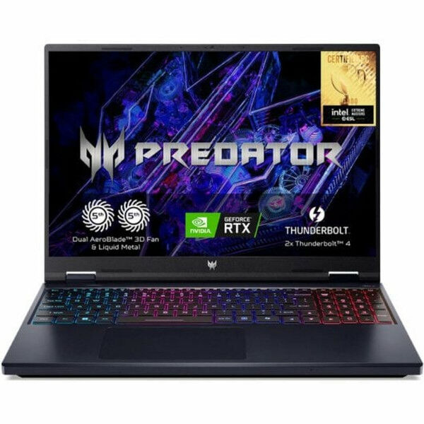 Nešiojamas kompiuteris Acer 16" Intel Core i7-14700HX 16 GB RAM 1 TB SSD Nvidia Geforce RTX 4070