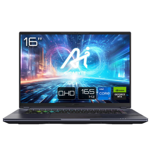 Nešiojamas kompiuteris Gigabyte AORUS 16X 9KG-43ESC94SD 16" intel core i7-13650hx 16 GB RAM 32 GB RAM 1 TB SSD Nvidia Geforce RT