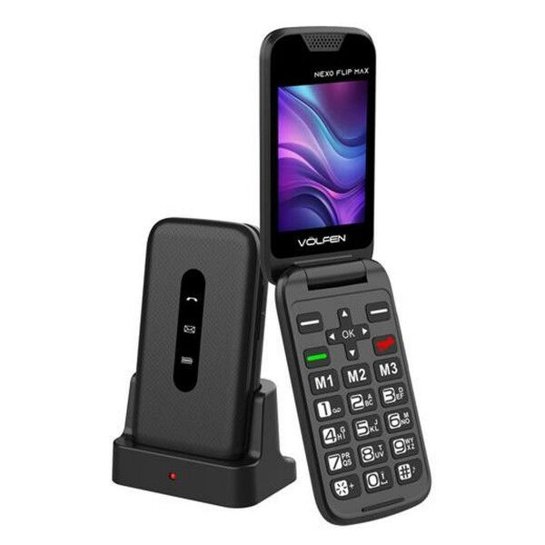 Téléphone portable pour personnes âgées Volfen Nexo Flip 64 MB RAM 2,8"