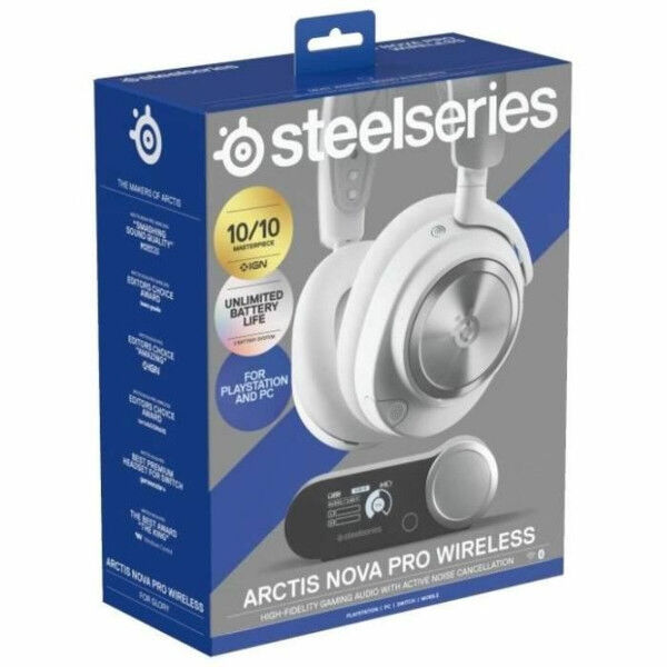 Gaming Headset with Microphone SteelSeries Arctis Nova Pro Wireless