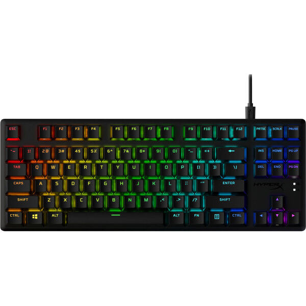 Gaming Tastatur Hyperx 639N7AAABE Schwarz Qwerty Spanisch