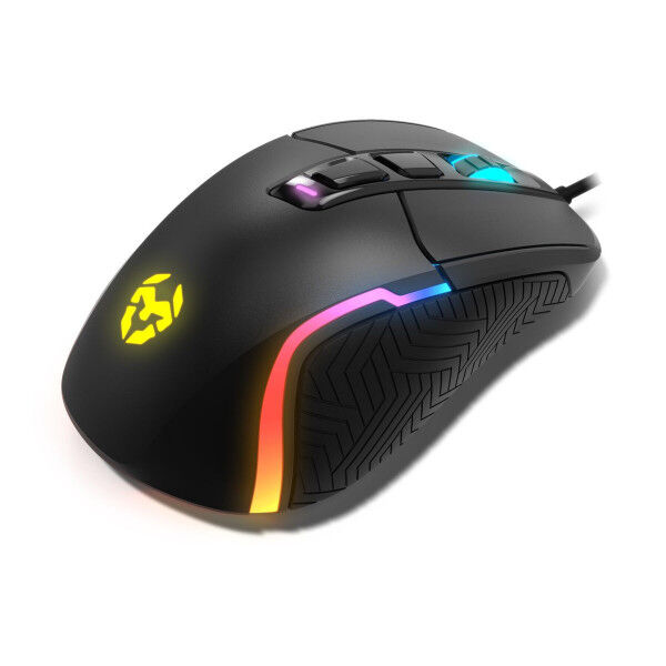 Ratón Gaming Krom Kick 6200 dpi Negro RGB