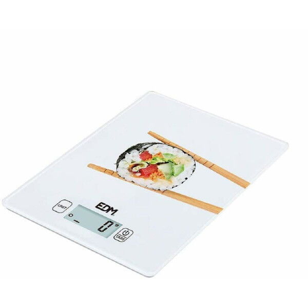 balance de cuisine EDM 07526 Blanc 5 kg