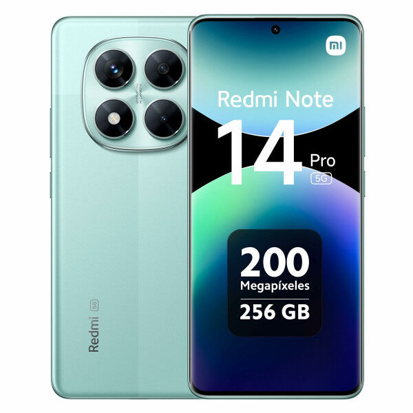 Išmanusis Telefonas Xiaomi Redmi Note 14 PRO 5G 6,67" Mediatek Dimensity 7300 8 GB RAM 256 GB Žalia